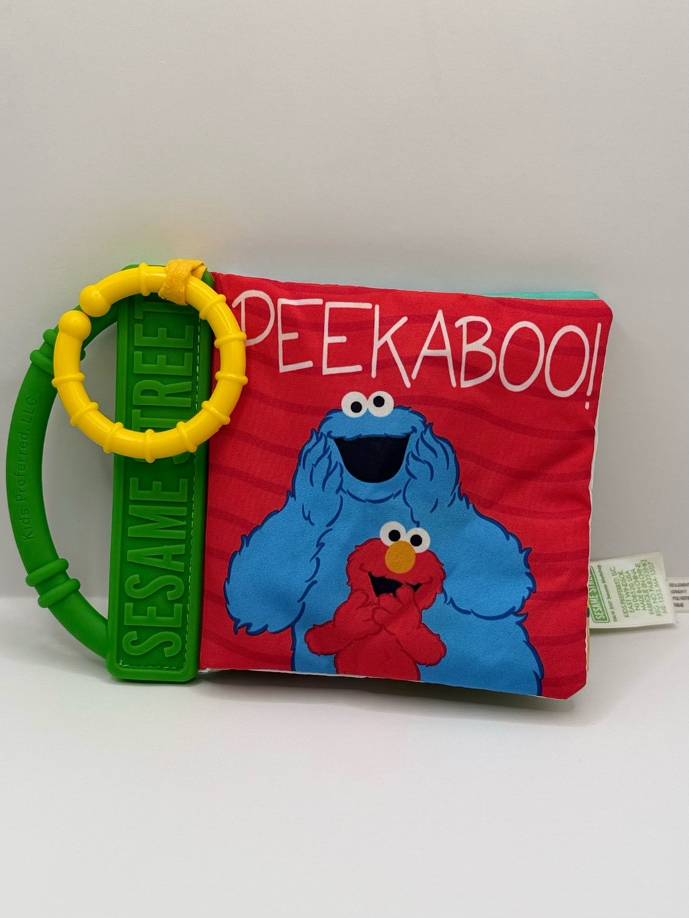 Kids Preferred Sesame Street Soft Baby Book Learning Sensory Toy